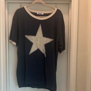 Classic Star Oversized Ringer Tee